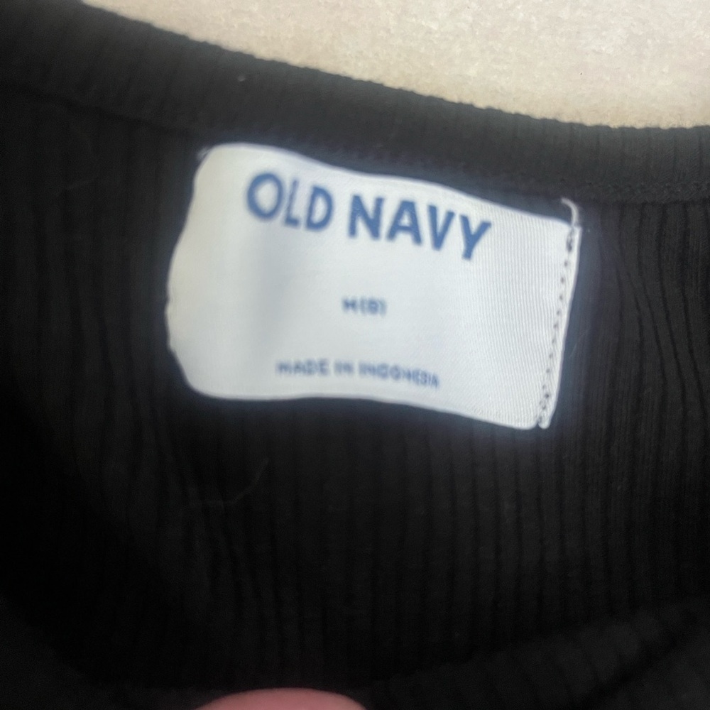 (269)Old Navy Classic Black Casual Dress - Picture 2 of 3